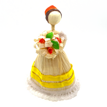 Load image into Gallery viewer, Handmade Mexican Corn Husk Tamal Quinceañera Doll