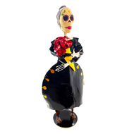 Mexican Handmade Paper Maché - Mariachi Los Muertos - Doña Merced - Catrina Art & Decor Muertolandia.com   