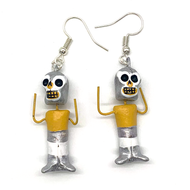 Handmade Earrings - Luchadores Lucha Libre, Mexican Wrestlers Jewelry Mexico   