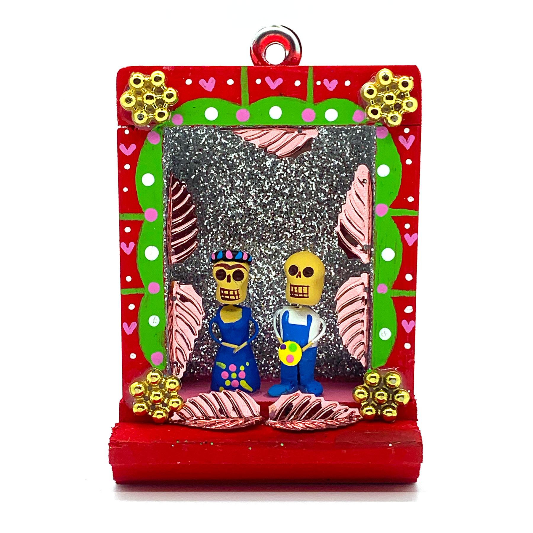 Handmade Shadow Box Nicho - Frida & Diego – Muertolandia.com