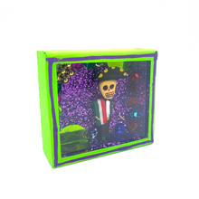 Load image into Gallery viewer, Handmade Square Shadow Box Nicho - Mariachi Magnet