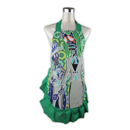 Green Llorona Apron Apron Mariachi Los Muertos   