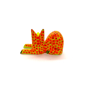 Mini Lucky Alebrije - Gato Cubreboca